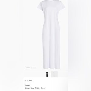 LESET Classic White Maxi Dress